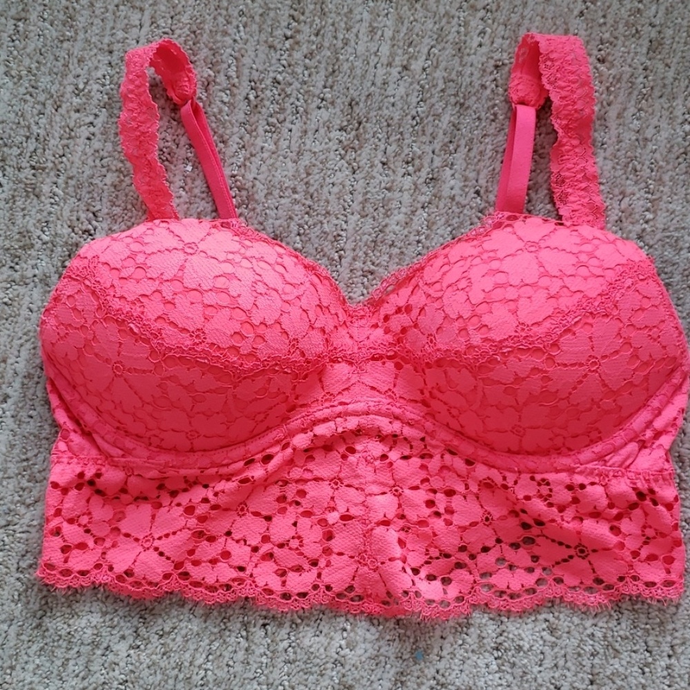 Pink Victoria's Secret bralette